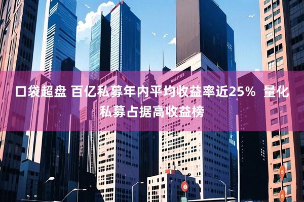 口袋超盘 百亿私募年内平均收益率近25%  量化私募占据高收益榜
